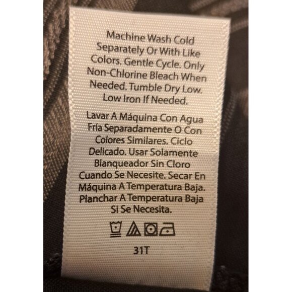 New 2X Black Gray Maxi Peasant Tiered Dress Slimming Modest Terra & Sky - Picture 8 of 8